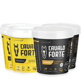 Kit Suplemento Cavalo Forte 2Kg Cavalo Forte Premium + 2Kg Crescimento 1kg cada